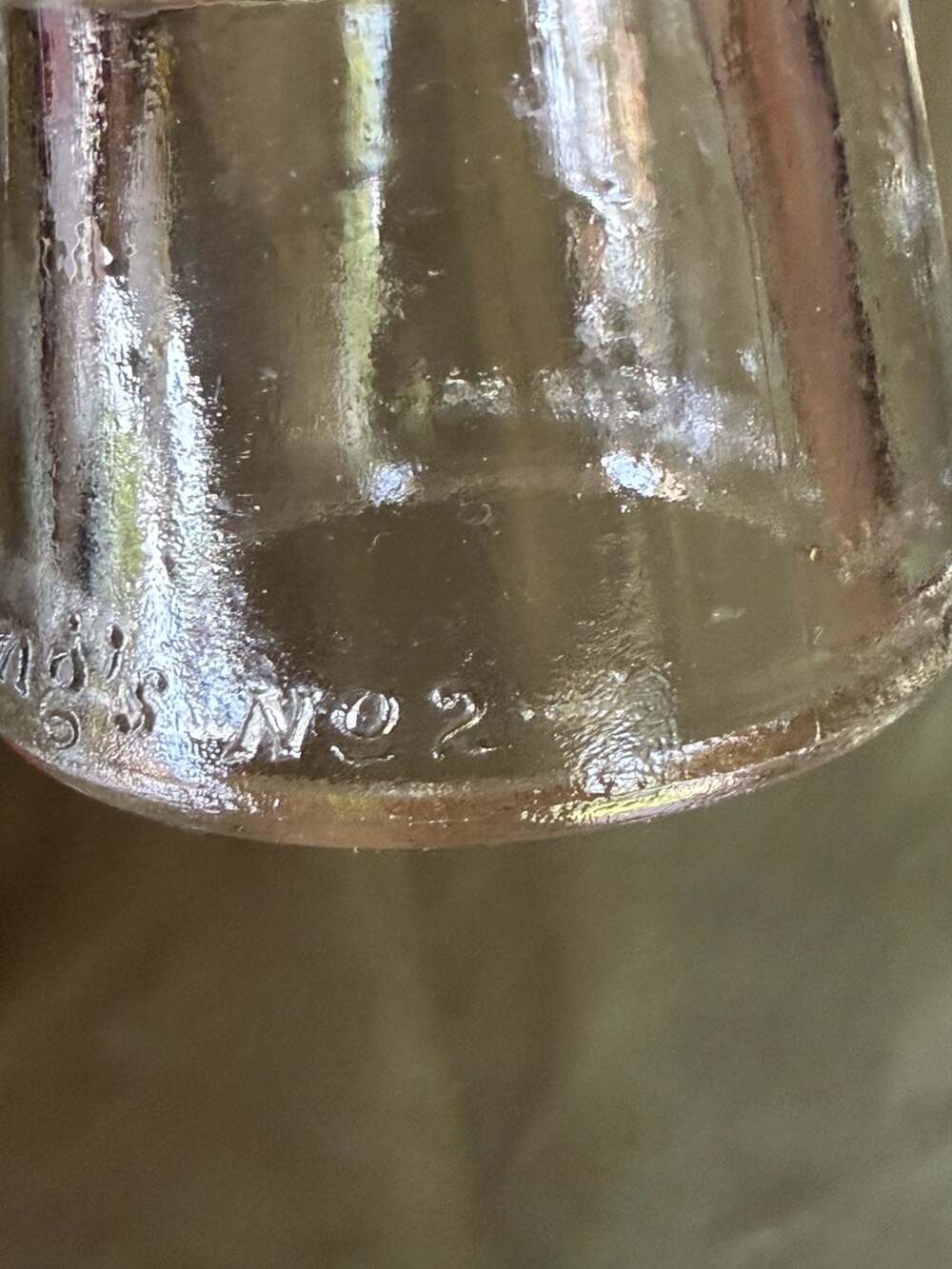 Vintage Armstrong's No. 2 Clear Glass Electrical Insulator - Picture 9 of 11